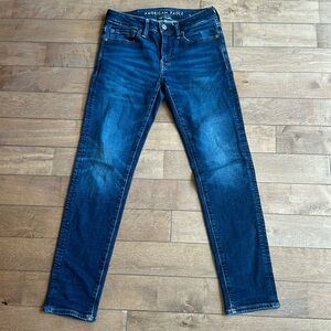 AE stretchy straight leg jeans